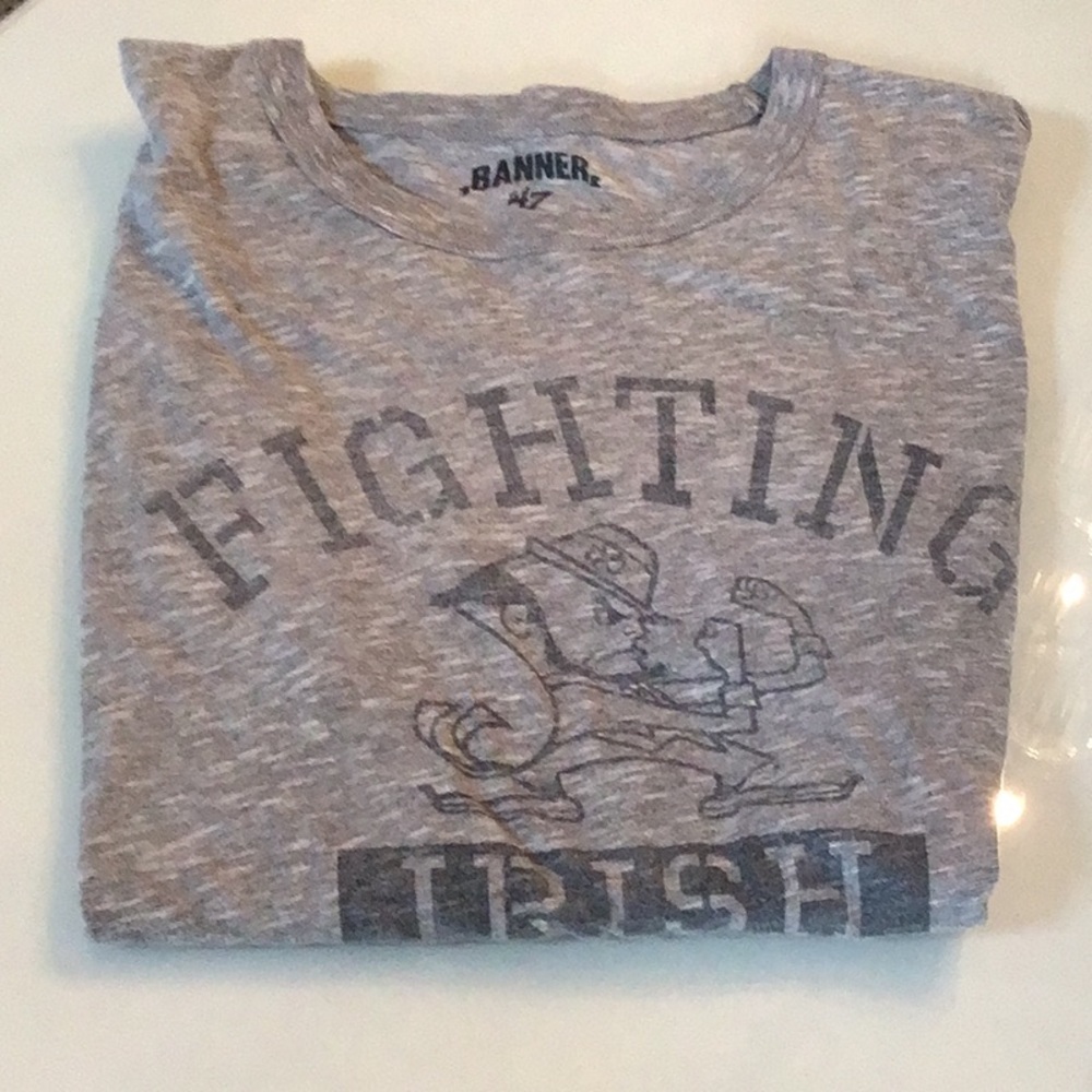 Gray Fighting Irish T-Shirt